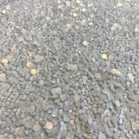 Sequin Tulle (K26259) Ivory/1