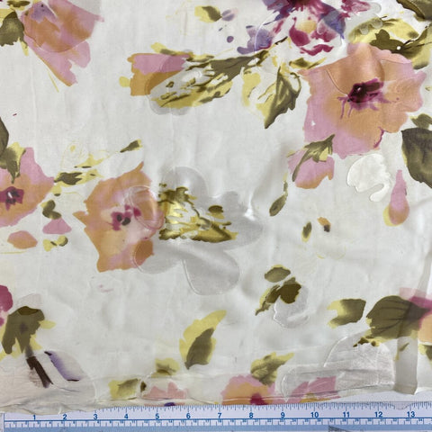 Printed Devore Ivory