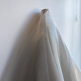 Silver Tissue Organza — a very fine, lightweight sheer organza, 110cm wide