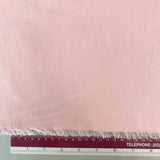 Pale Pink Polyester Dupion — mid-weight and crisp with a lightly slubbed texture, 100% polyester, 140cm wide