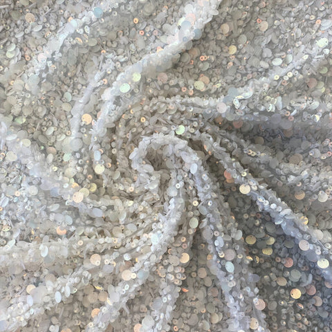 Sequin Tulle (K26259) Ivory/1