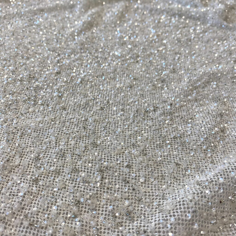 Beaded Mesh (K26414) Ivory