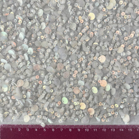 Sequin Tulle (K26259) Ivory/1