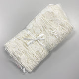 Ivory Embroidered Floral Tulle — featuring floral motifs and sequins, 50% nylon 50% rayon, 130cm wide