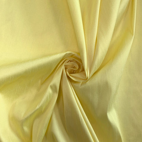 Polyester Dupion Pastel Yellow