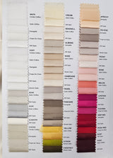 Sample Card Light Weight Mulberry Silks