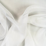 Crinkle Silk Chiffon - Ivory