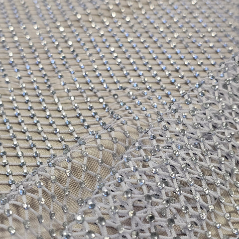 Diamante Mesh Optic Silver