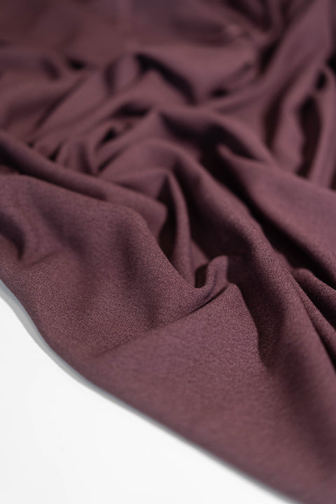 Wool Crepe - Maroon