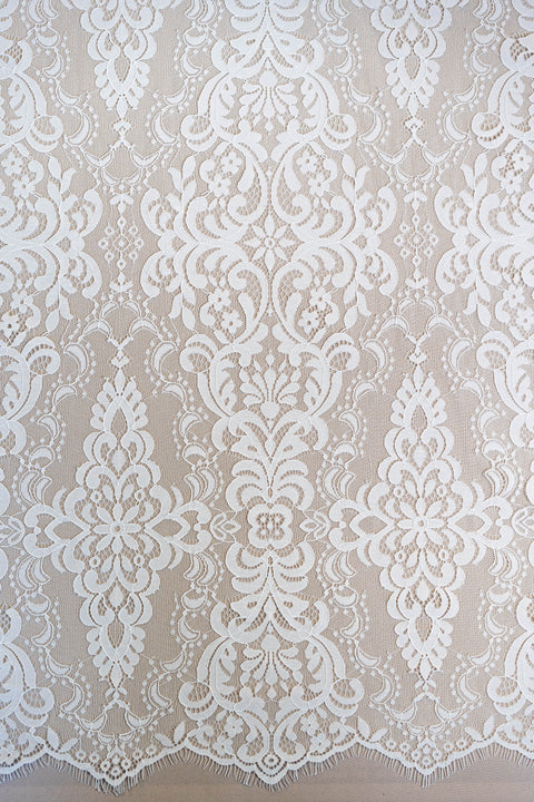 Corded Fine Lace (1654) Ivory