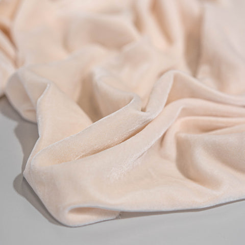 Metallic Velvet Champagne