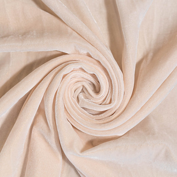 Metallic Velvet - Champagne