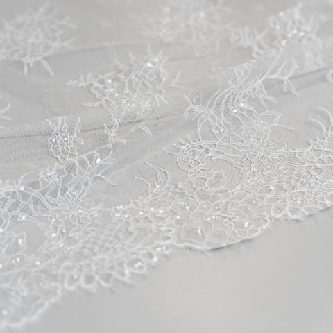 Beaded Lace (1677BD) - Ivory