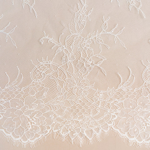 Beaded Lace (1677BD) - Ivory