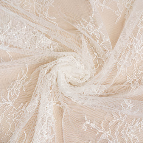 Beaded Lace (1677BD) - Ivory