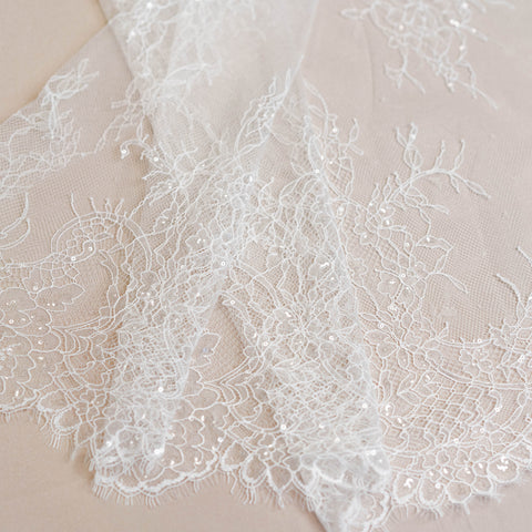 Beaded Lace (1677BD) - Ivory