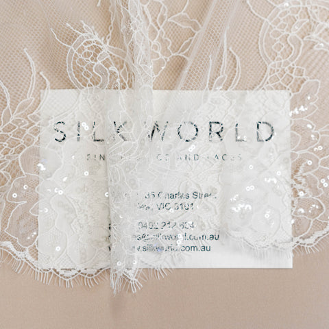 Beaded Lace (1677BD) - Ivory