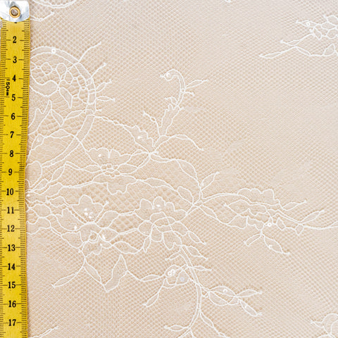 Beaded Lace (1677BD) - Ivory