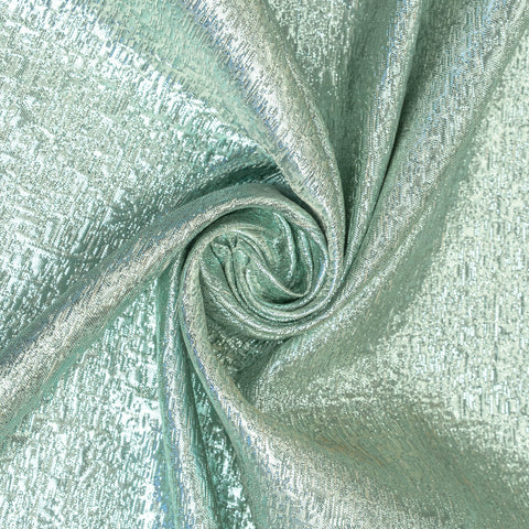 Metallic Jacquard (Y399) - Spearmint