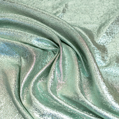 Metallic Jacquard (Y399) - Spearmint