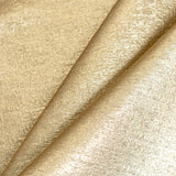 Jewel Gold Metallic Jacquard — featuring a woven metallic jacquard design with a soft feel and stiff drape, 140cm wide