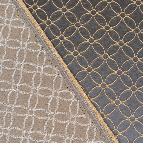 Metallic Jacquard (Y85216) - Moonlight