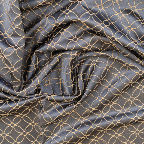 Metallic Jacquard (Y85216) - Moonlight