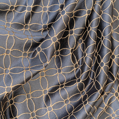 Metallic Jacquard (Y85216) - Moonlight