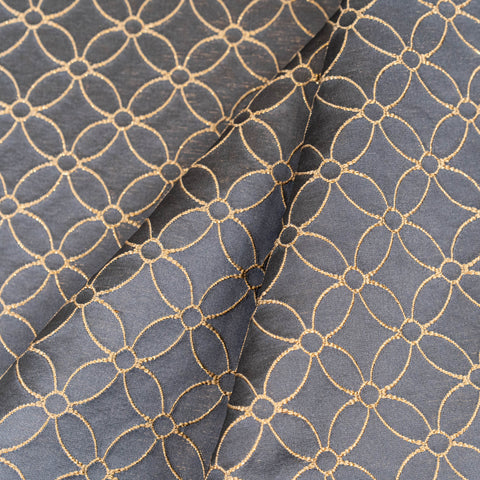 Metallic Jacquard (Y85216) - Moonlight