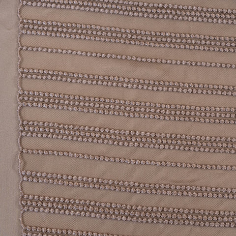 Spot Stripe Embroidered Tulle (LV10975) - Skin