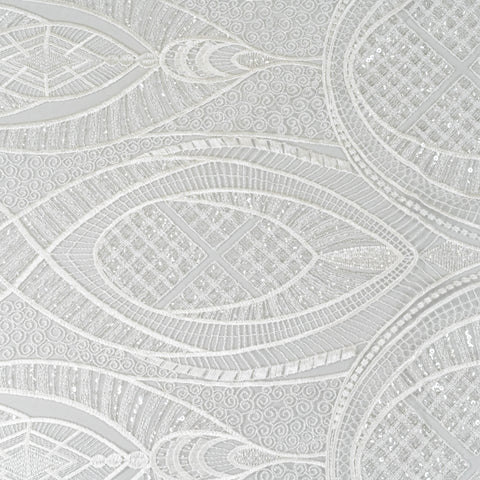 Embellished Tulle (LV11214) - Ivory