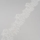 Swirling Delicate Lace Trim (1682T) - M. Ivory