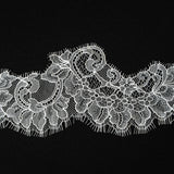Swirling Delicate Lace Trim (1682T) - M. Ivory