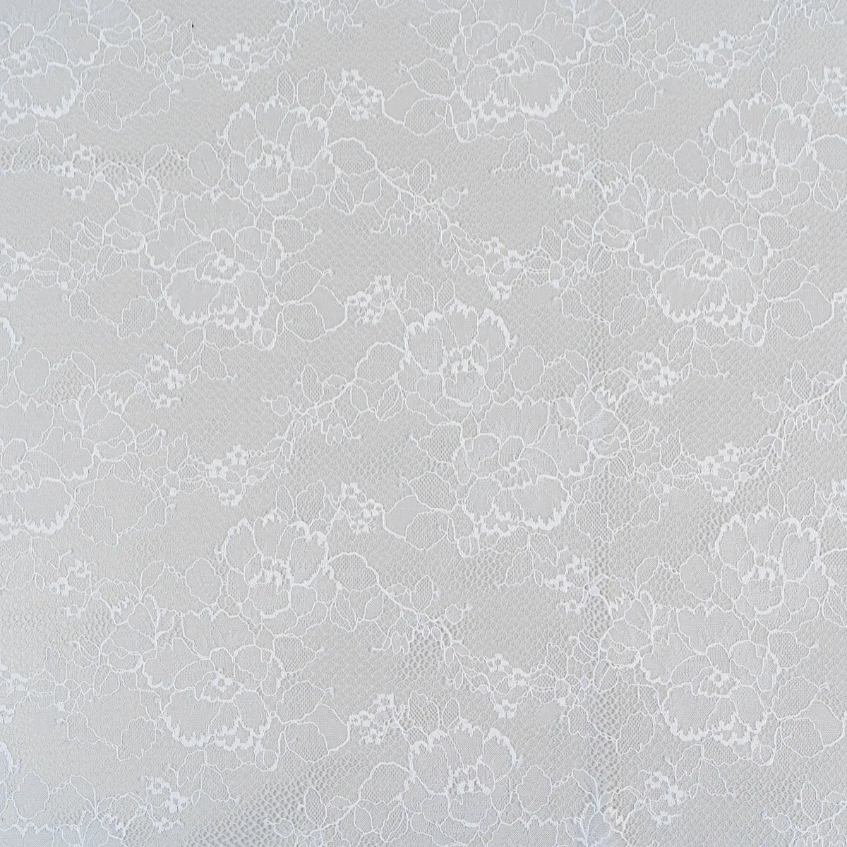 Abstract Floral Lace (1664) - White