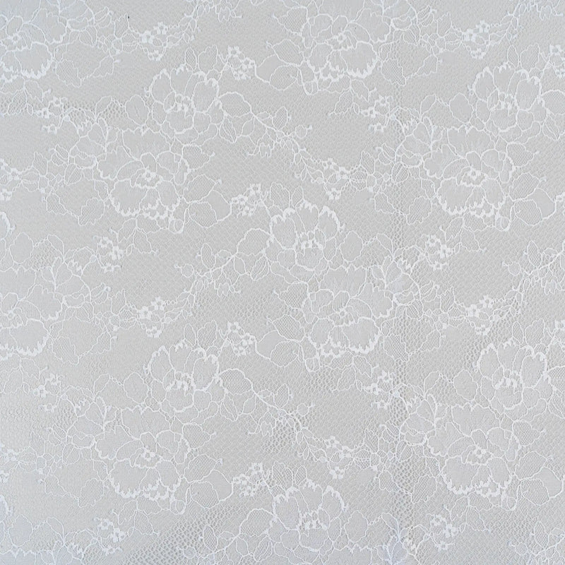 Abstract Floral Lace (1664) - White