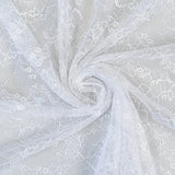 Abstract Floral Lace (1664) - White