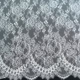 Abstract Floral Lace (1664) - White