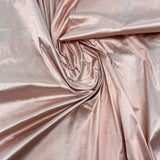 Cameo Rose Silk Dupion — mid-weight and crisp with a lightly slubbed texture, 100% silk, 137cm wide