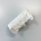 Remnant Scalloped Corded Embroidered Tulle (W31379) - Ivory
