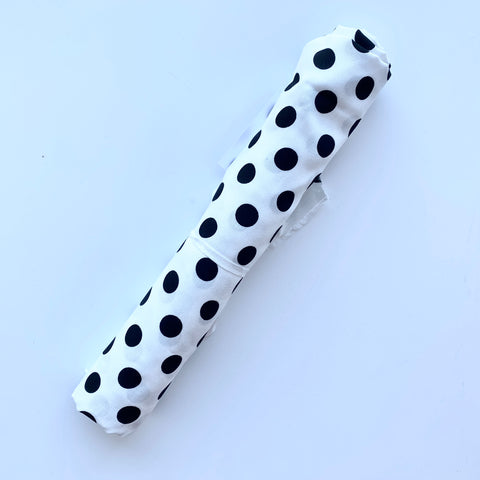 Remnant Printed Viscose Spot White