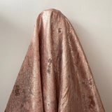 Dusty Pink Crushed Metallic Jacquard — a crushed jacquard with a metallic sheen