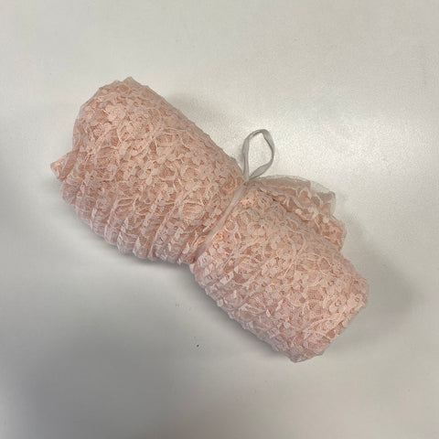 Remnant Fine Pleated Lace (1564) Peony