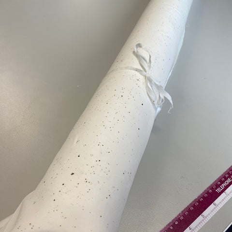 Remnant Stretch Polyester Lining Ivory