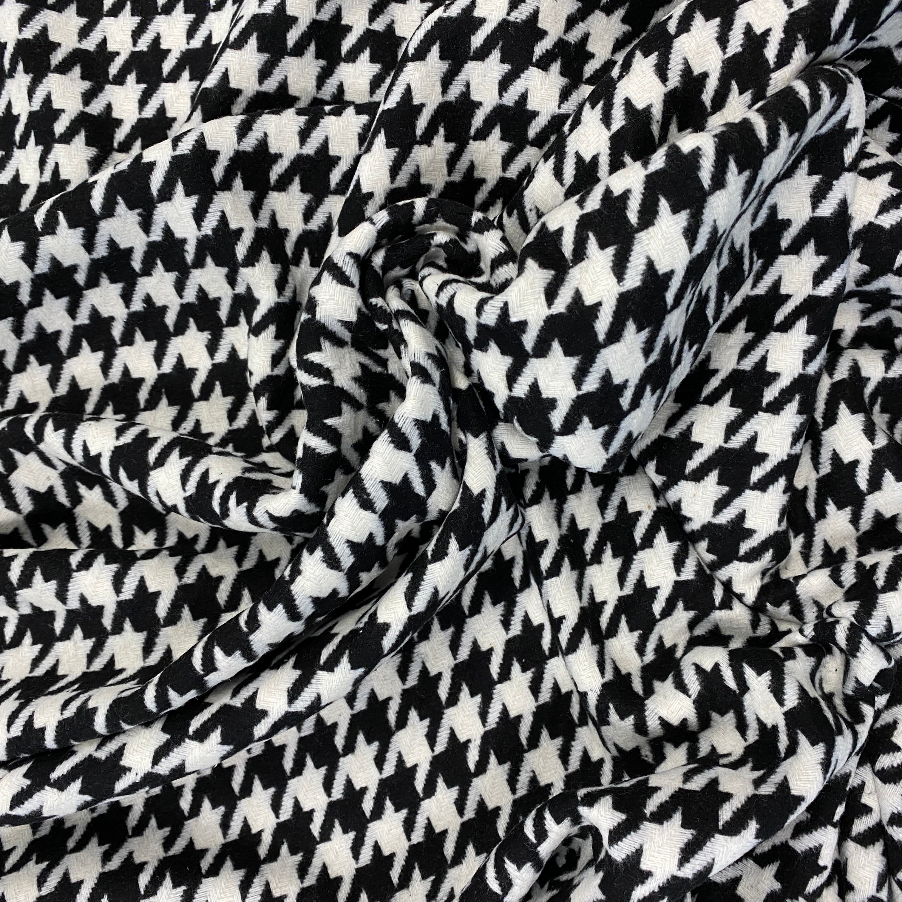 Italian Wool Tweed - Black/White