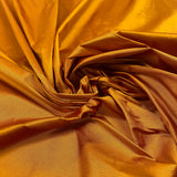 Burnt Orange Silk Dupion — mid-weight and crisp with a lightly slubbed texture, 100% silk, 137cm wide