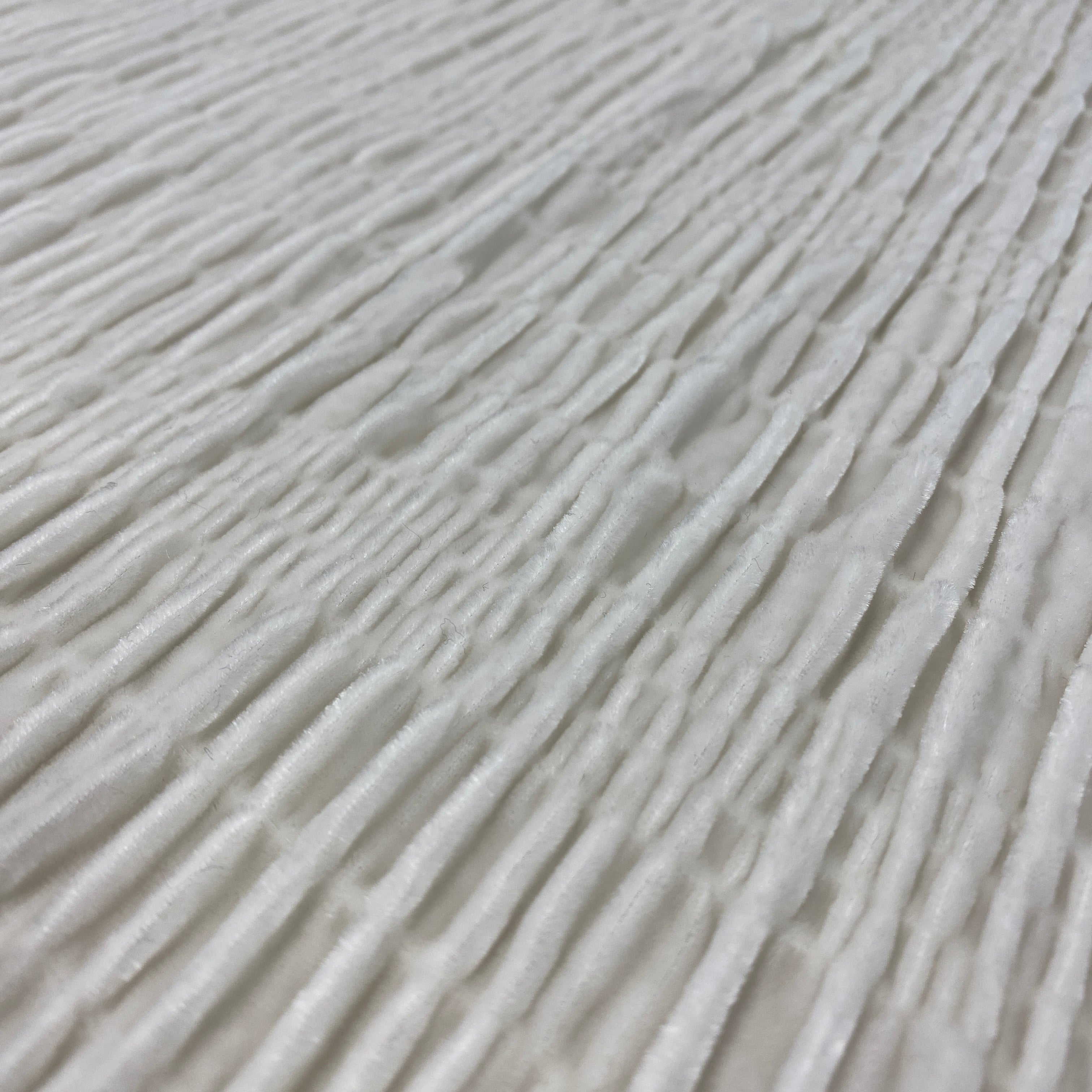 Ruched Velvet - Ivory