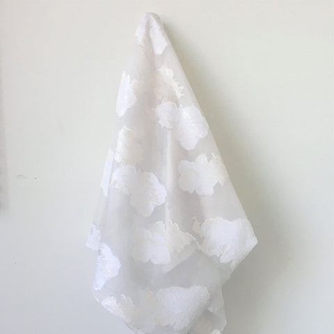 Remnant Floral Jacquard (Allegra) Ivory
