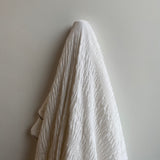 Ruched Velvet - Ivory