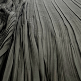 Pleated Georgette Black
