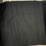 Pleated Georgette Black